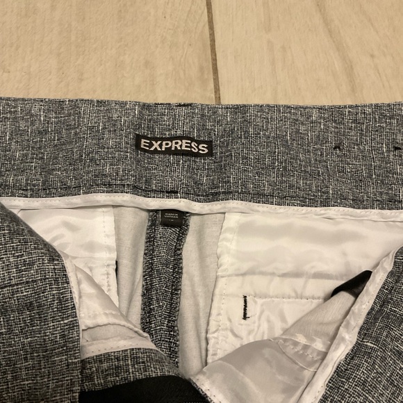 Express women’s capri pants mid rise black/white size 12. B - Picture 8 of 13